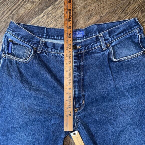 Wampum Gold Series Indigo Jeans Vintage 90s Regular Fit Size 60 - W 40 - Picture 7 of 15